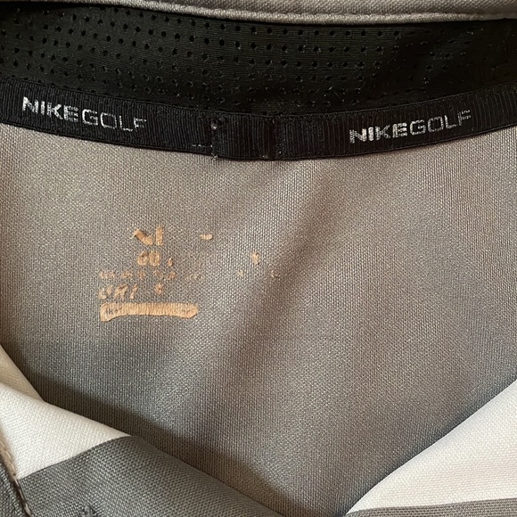 Nike Performance Mens Golf Polo (Lime Green/Light Gray/Dark Gray) - Picture 7 of 7